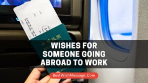 best wishes for friend going abroad for work